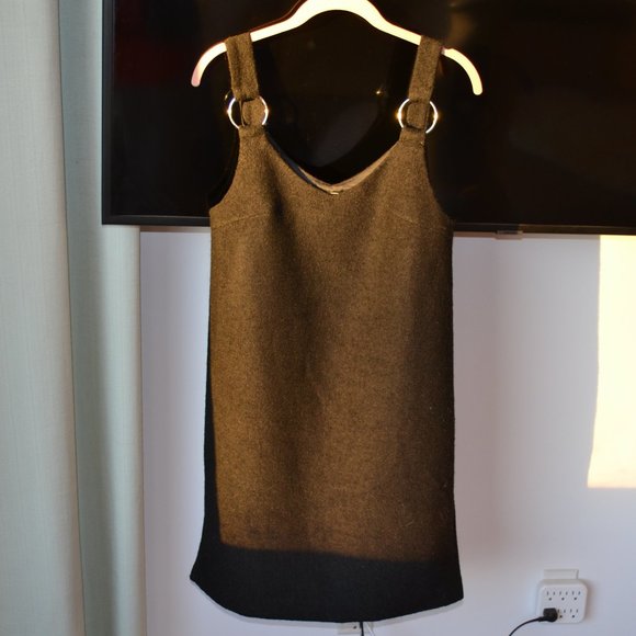 100% wool jumper /overall dress Grunge Whimsigoth Y2K - Picture 4 of 8